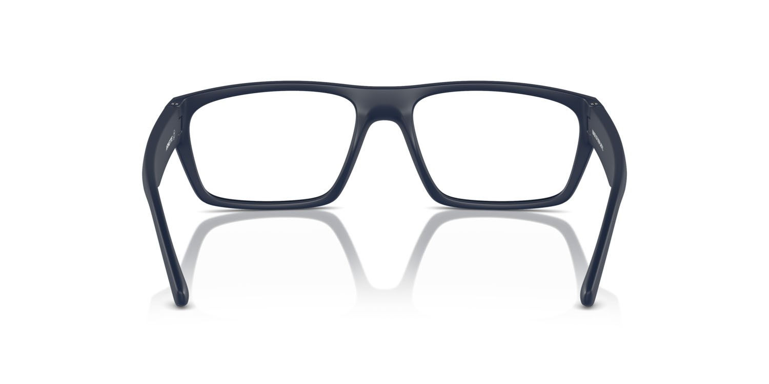 Brillen Arnette Ithor AN 7248 (2759) farbe blu scuro opaco form rechteckig gläser trasparente