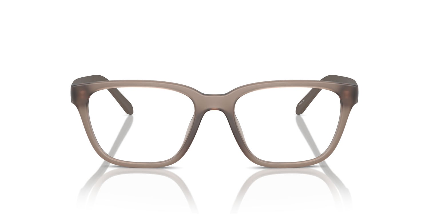 Eyeglasses Arnette Pheobe AN 7250U (2906) color frosted tabacco shape square lenses trasparente