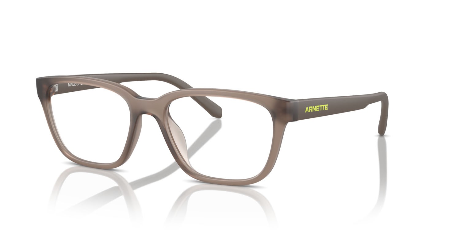 Eyeglasses Arnette Pheobe AN 7250U (2906) color frosted tabacco shape square lenses trasparente