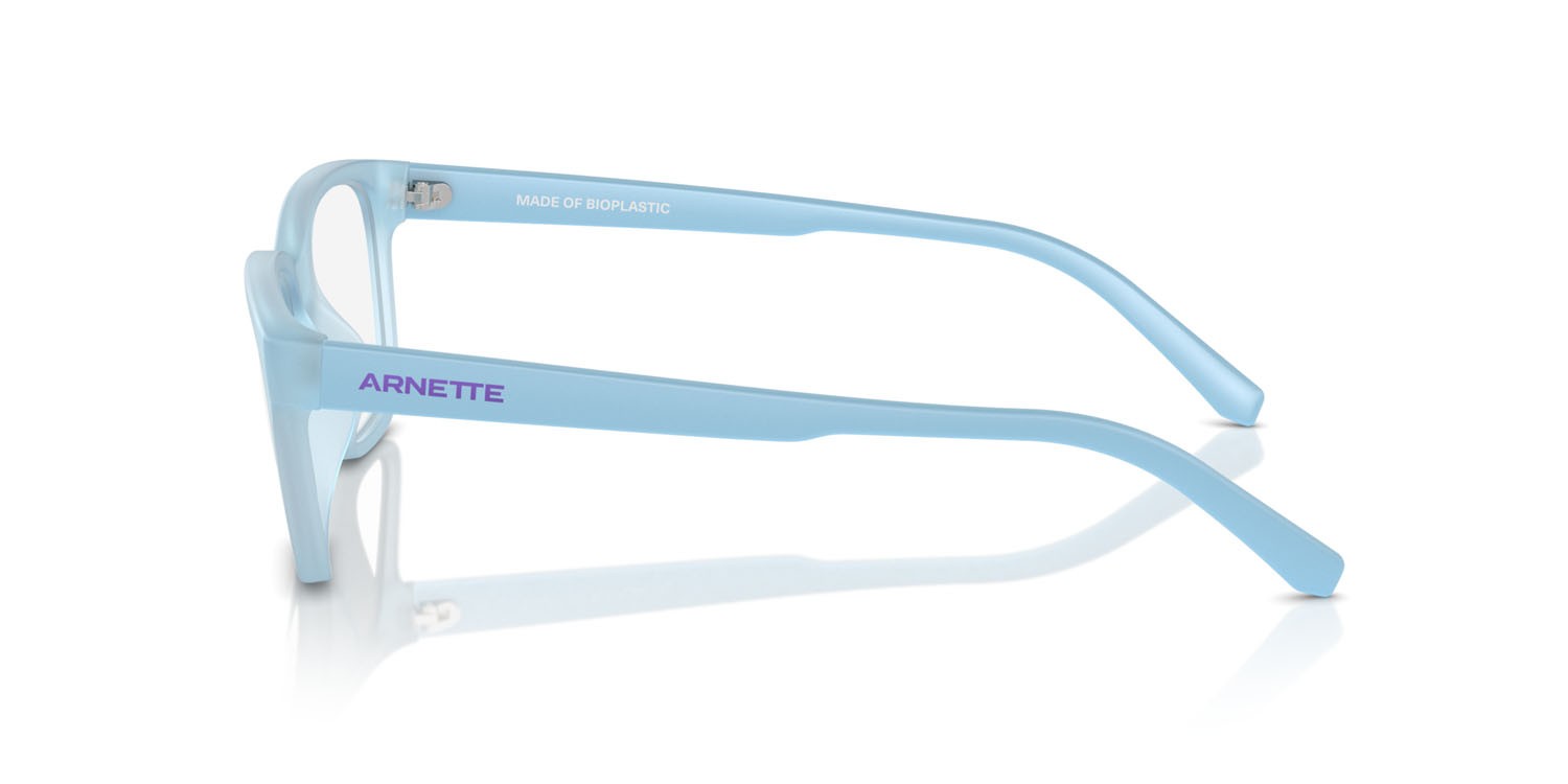 Brillen Arnette Pheobe AN 7250U (2940) farbe frosted light blue form quadratisch gläser trasparente