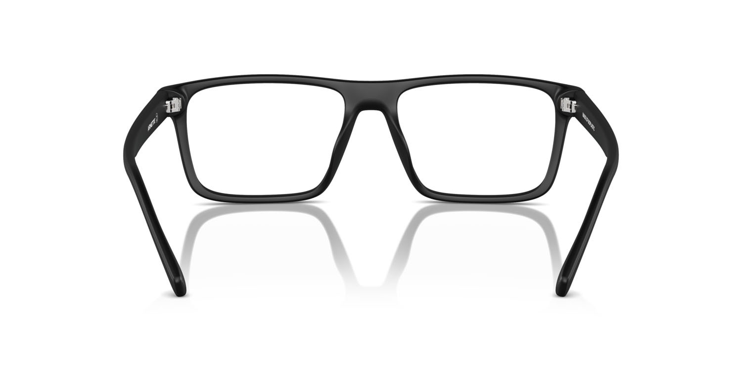 Occhiali da vista Arnette Phamil AN 7251U (2753) colore nero opaco forma quadrato lenti trasparente