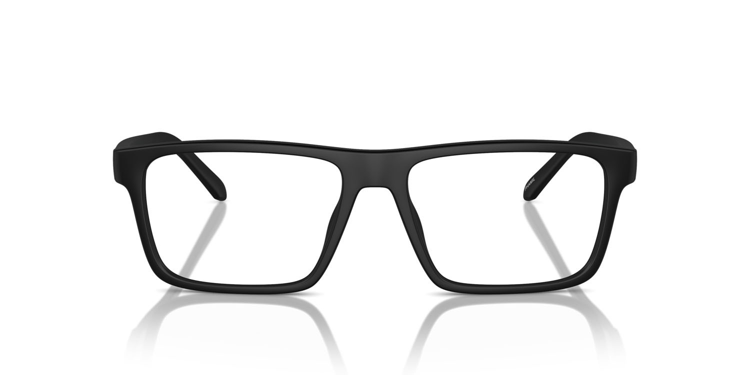Occhiali da vista Arnette Phamil AN 7251U (2753) colore nero opaco forma quadrato lenti trasparente