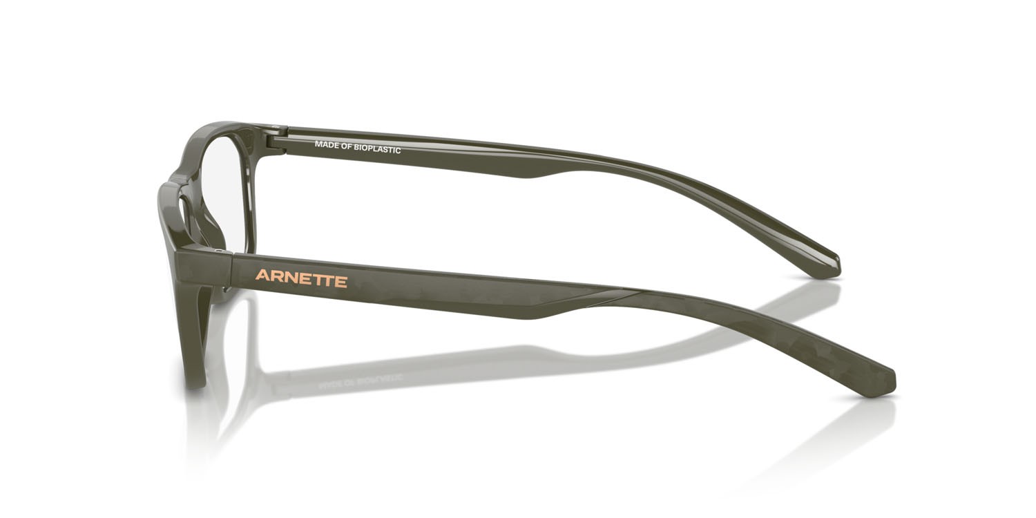 Brillen Arnette Kamaya AN 7252 (2854) farbe military matte/shiny form quadratisch gläser trasparente