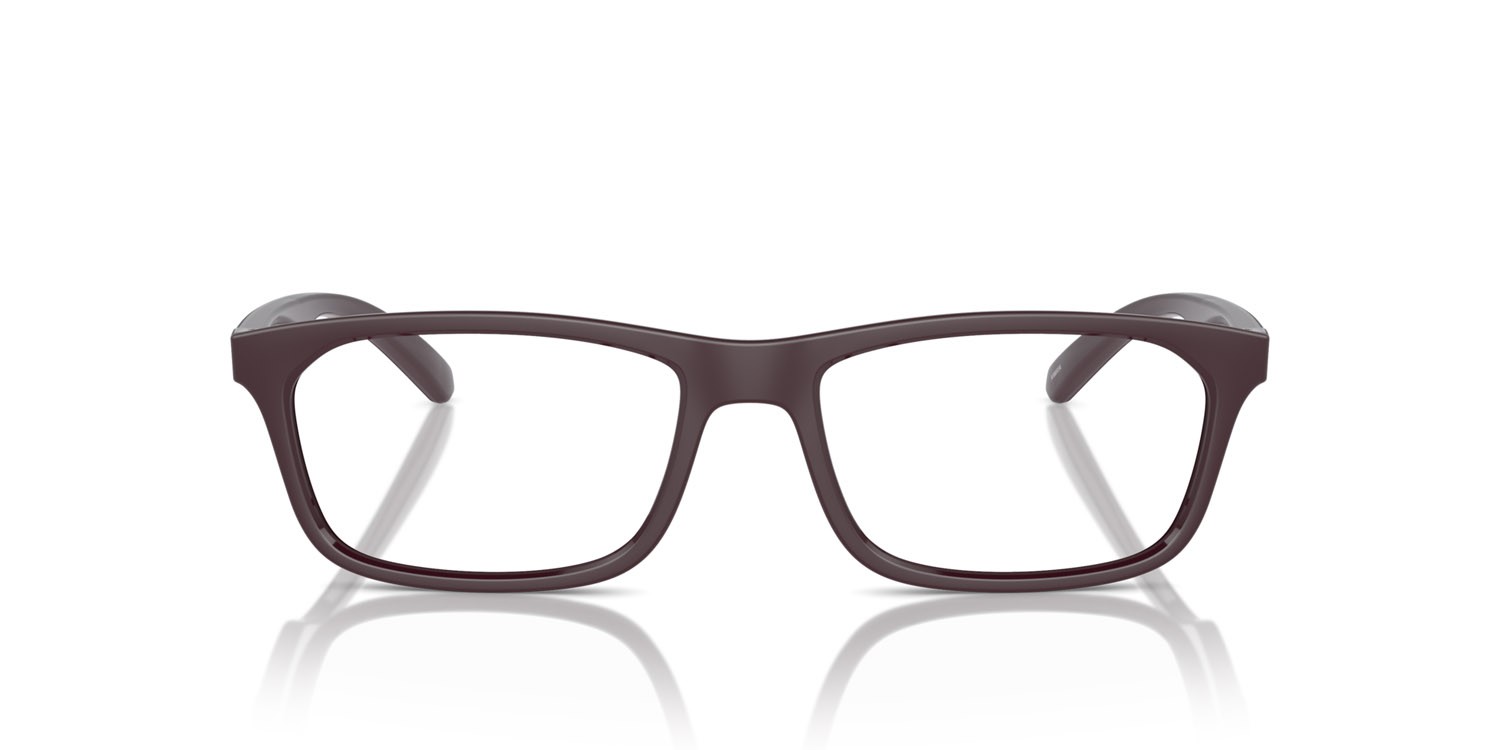 Brillen Arnette Kamaya AN 7252 (2941) farbe wine matte/shiny form quadratisch gläser trasparente