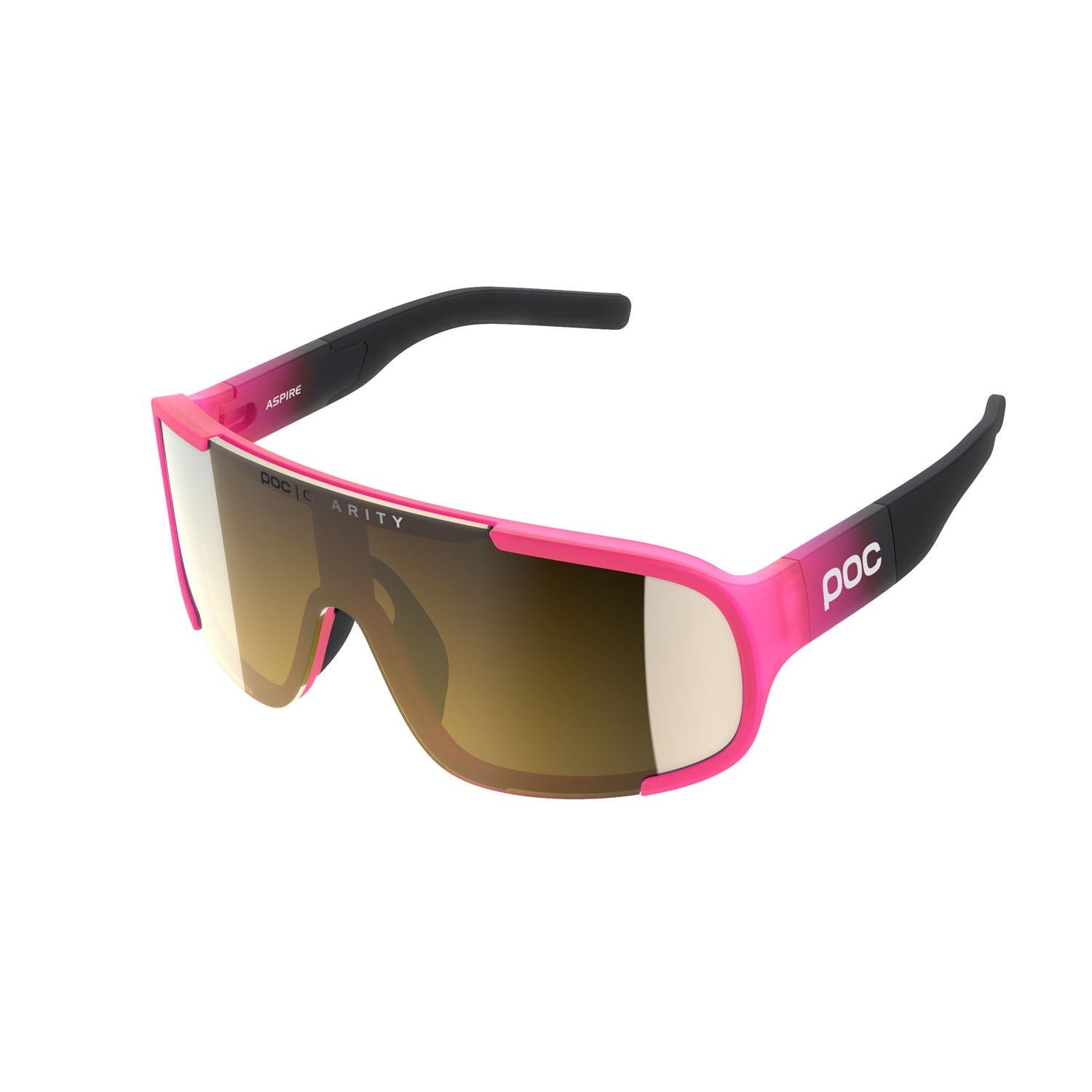 Sonnenbrillen Poc Aspire ASP2012 8636 VGM farbe fluorescent pink/uranium black translucent gläser violet/gold mirror