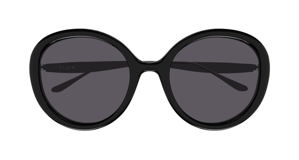 Sonnenbrillen Azzedine Alaïa AA0061S-001 farbe nero form rund gläser grigio