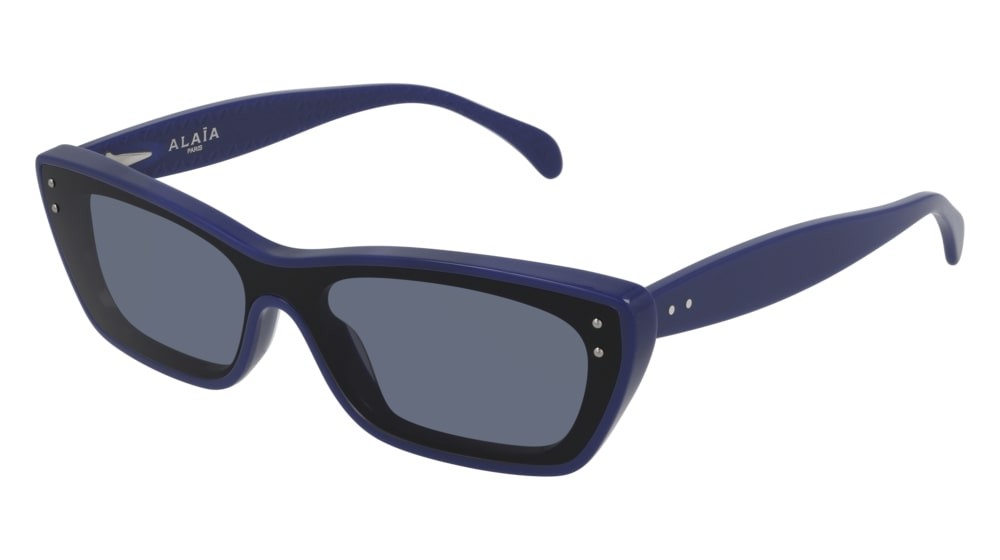 Occhiali da sole Azzedine Alaïa Entry AA0043S-003 colore blue forma mask lenti blue