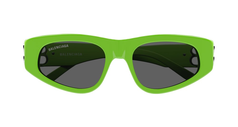 Sunglasses Balenciaga BB0095S-009 color argento shape cat eye lenses grigio