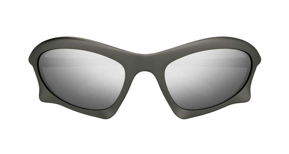Sunglasses Balenciaga BB0229S-002 color rutenio shape geometric lenses argento