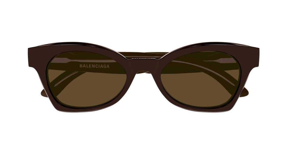 Sunglasses Balenciaga BB0230S-004 color marrone shape cat eye lenses marrone