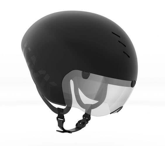 Caschi bici Kask Bambino Pro Black matt + clear vision CHE00042211 