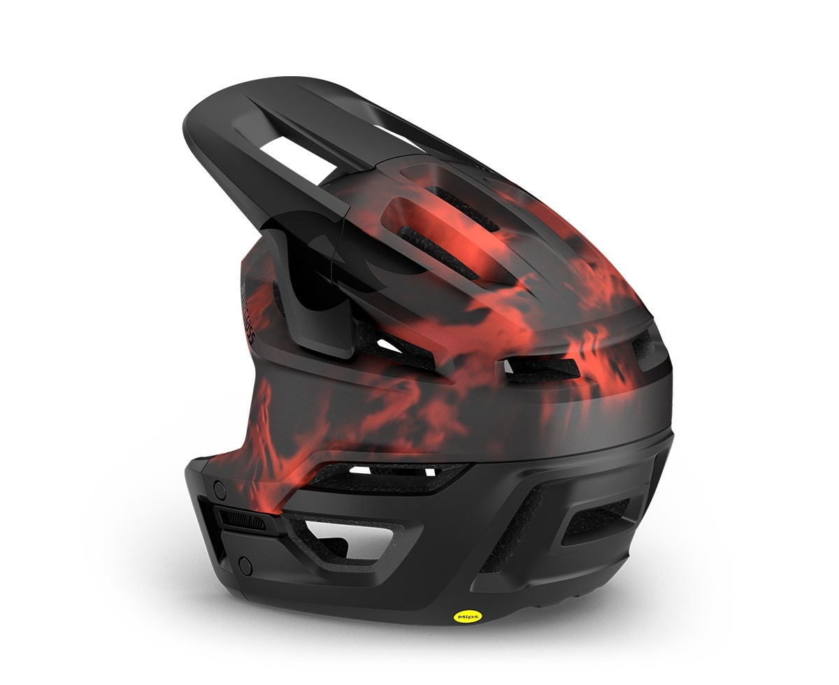 Caschi bici Bluegrass Jetro Mips smoky coral opaco 3HG016 OR1 