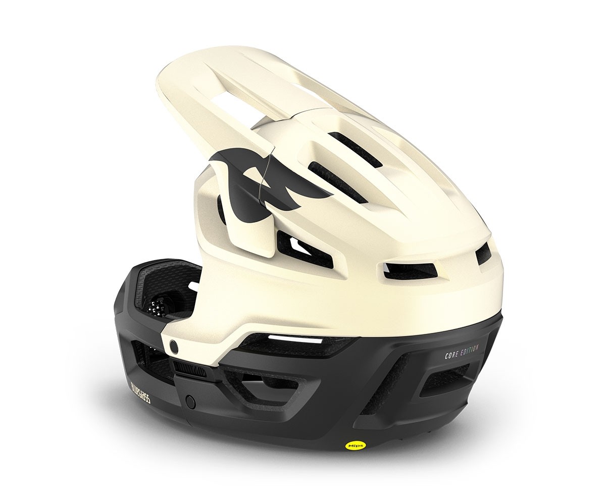 Caschi bici Bluegrass Vanguard core mips bianco nero opaco 3HG014 BI1 