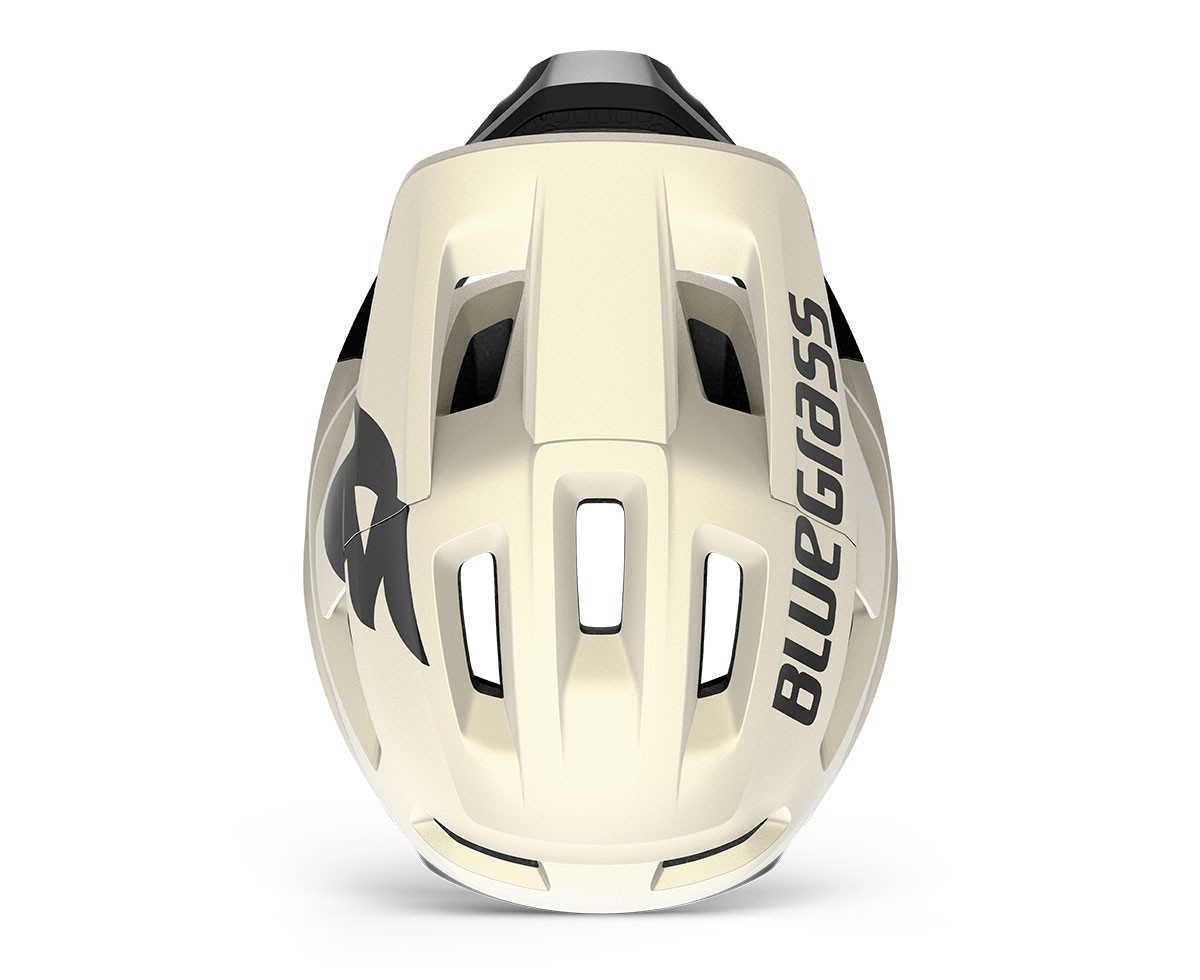 Caschi bici Bluegrass Vanguard core mips bianco nero opaco 3HG014 BI1 