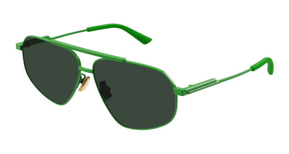 Sunglasses Bottega Veneta BV1194S-004 color verde shape aviator lenses verde
