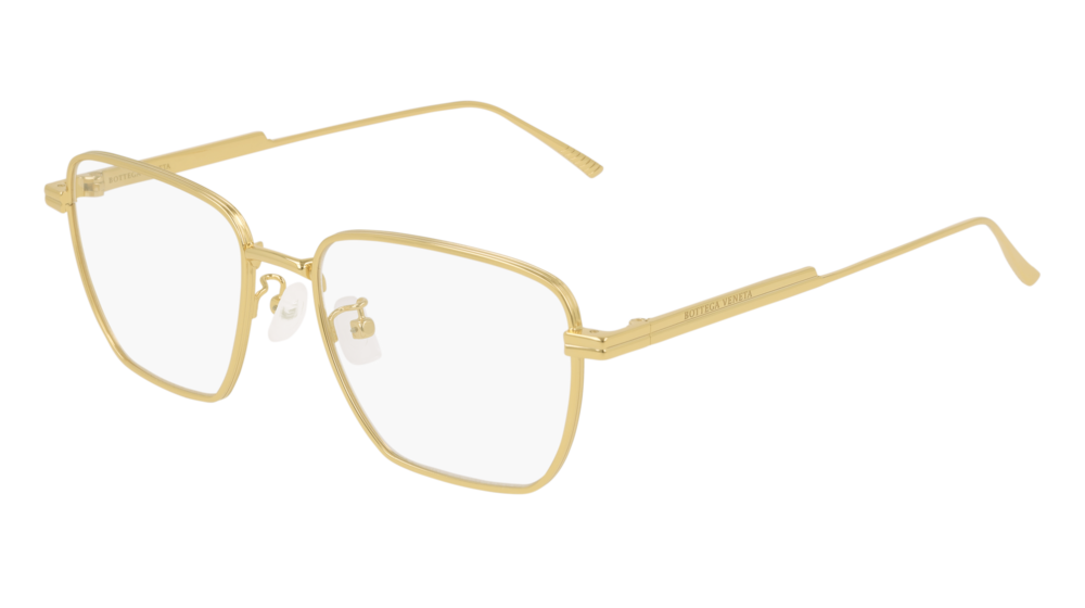Occhiali da vista Bottega Veneta Minimalist BV1015O-002 colore gold forma rettangolare 