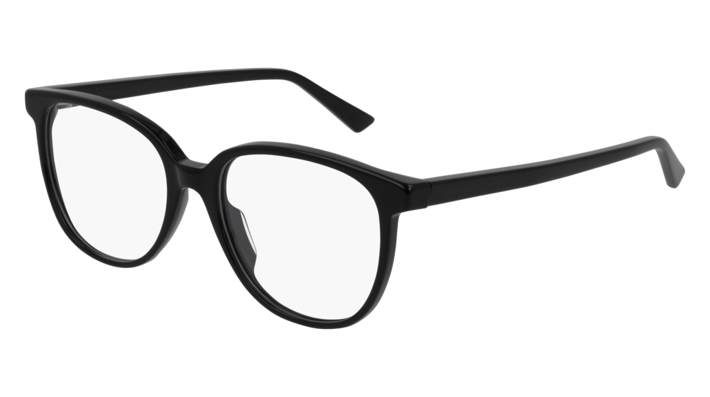 Occhiali da vista Bottega Veneta Minimalist BV1023O-001 colore black forma rotondo lenti transparent