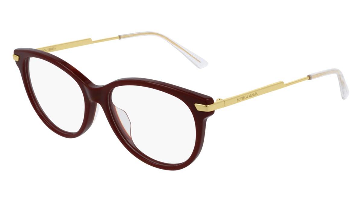 Occhiali da vista Bottega Veneta Minimalist BV1039O-004 colore gold forma rotondo lenti transparent