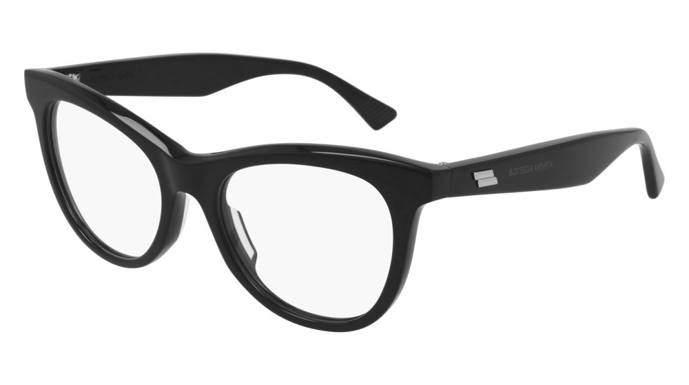 Occhiali da vista Bottega Veneta New Classic BV1064O-001 colore black forma rotondo lenti transparent