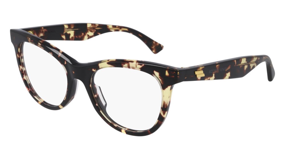Occhiali da vista Bottega Veneta New Classic BV1064O-002 colore havana forma rotondo lenti transparent