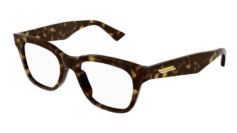 Occhiali da vista Bottega Veneta New Classic BV1155O-002 colore havana forma rettangolare lenti transparent