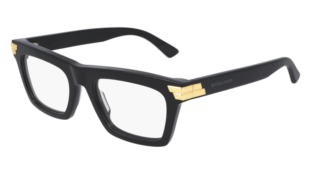 Occhiali da vista Bottega Veneta Unapologetic BV1059O-001 colore black forma rettangolare lenti transparent