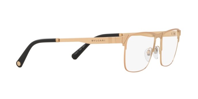 Brillen Bvlgari BV 1104K (2006) farbe pink gold plated matte form rechteckig gläser demo lens