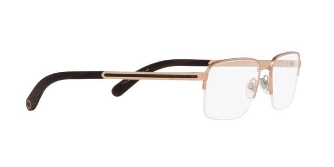 Brillen Bulgari BV 1112K (2006) farbe matte pink gold plated form rechteckig gläser demo lens