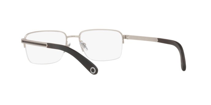 Brillen Bulgari BV 1112K (2007) farbe matte silver plated form rechteckig gläser demo lens
