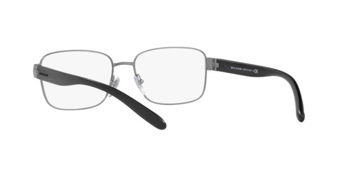 Brillen Bulgari BV 1113 (195) farbe matte gunmetal form rechteckig gläser demo lens