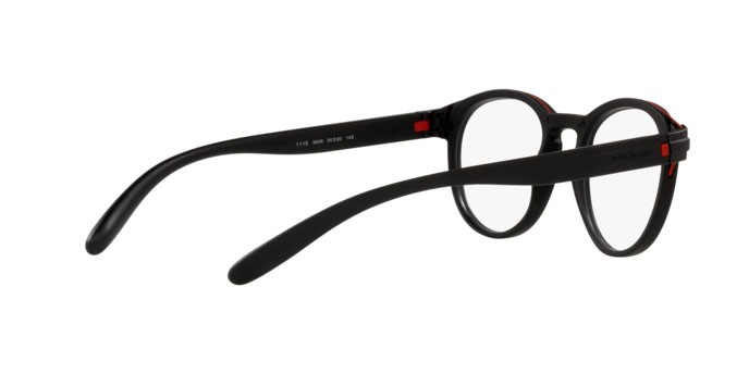 Brillen Bulgari BV 1115 (5506) farbe matte black/matte black form rund gläser demo lens