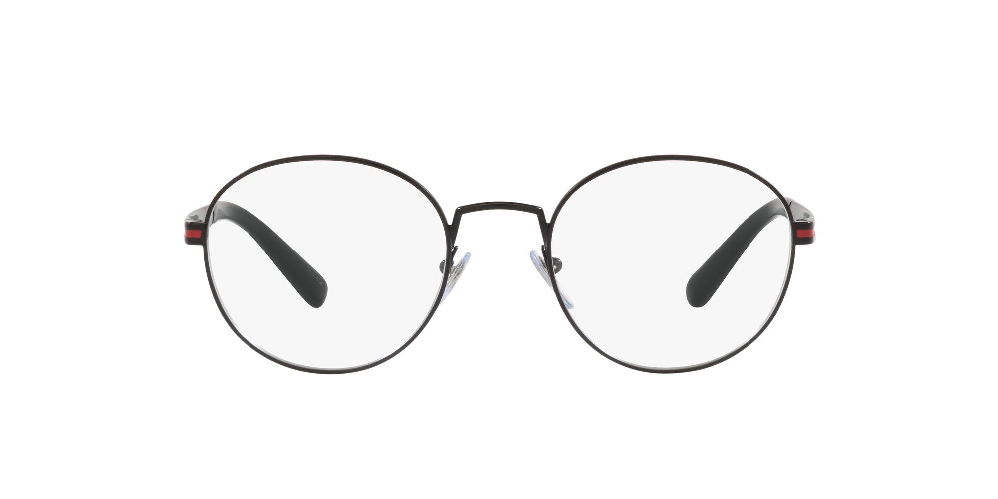 Eyeglasses Bulgari BV 1119 (128) color nero opaco shape round lenses lente demo