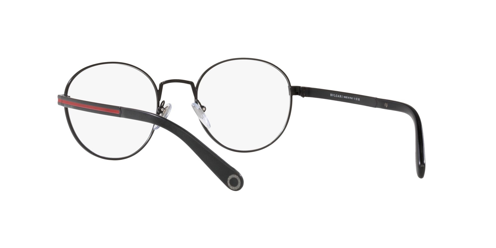 Eyeglasses Bulgari BV 1119 (128) color nero opaco shape round lenses lente demo