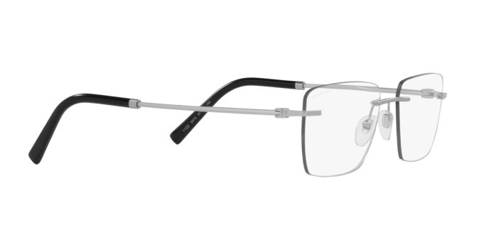 Brillen Bulgari BV 1122 (2072) farbe argento opaco form rechteckig gläser lente demo