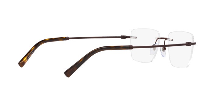 Brillen Bulgari BV 1122 (2073) farbe marrone opaco form rechteckig gläser lente demo