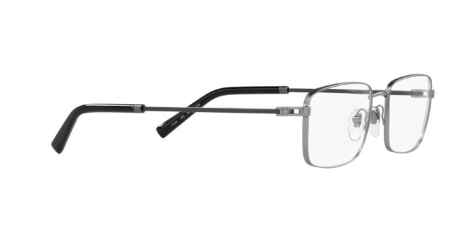Brillen Bulgari BV 1123 (195) farbe gunmetal opaco form rechteckig gläser lente demo