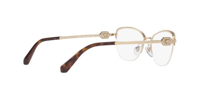 Brillen Bvlgari BV 2210B (2034) farbe brown/pale gold form cat-eye gläser demo lens
