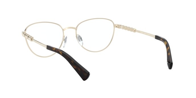 Brillen Bvlgari BV 2215KB (2041) farbe pale gold plated form oval gläser demo lens