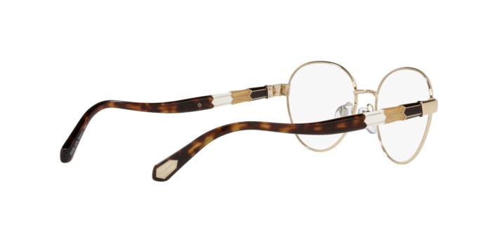 Brillen Bulgari BV 2232 (278) farbe pale gold form oval gläser demo lens
