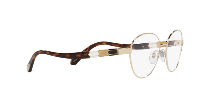 Brillen Bulgari BV 2232 (278) farbe pale gold form oval gläser demo lens
