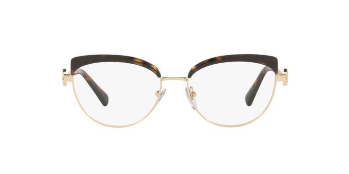 Brillen Bulgari BV 2233B (2034) farbe pale gold/havana form pantos gläser demo lens