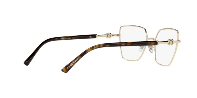 Brillen Bulgari BV 2236 (278) farbe pale gold form unregelmäßig gläser demo lens