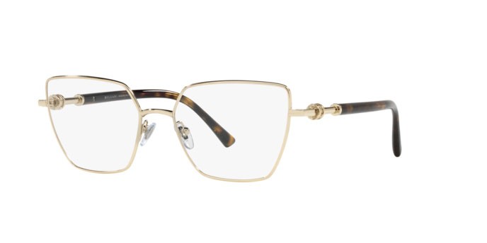 Brillen Bulgari BV 2236 (278) farbe pale gold form unregelmäßig gläser demo lens