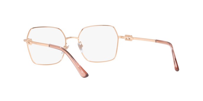 Brillen Bulgari BV 2240 (2062) farbe pink gold/pink form quadratisch gläser demo lens