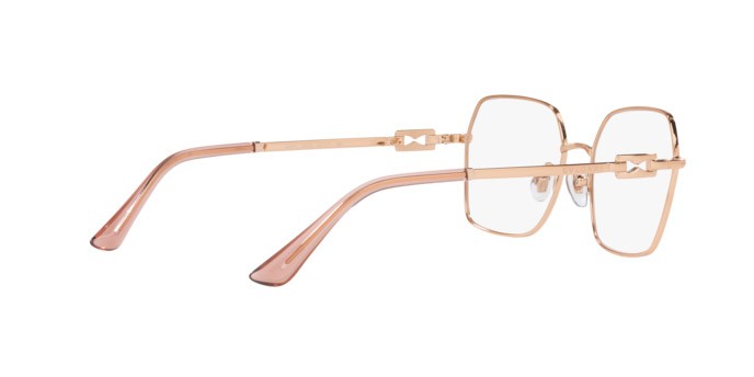 Brillen Bulgari BV 2240 (2062) farbe pink gold/pink form quadratisch gläser demo lens