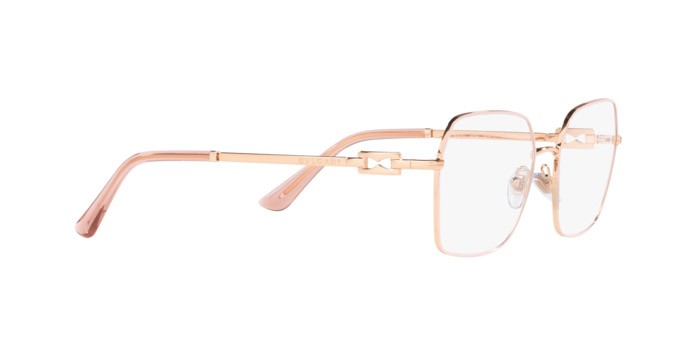 Brillen Bulgari BV 2240 (2062) farbe pink gold/pink form quadratisch gläser demo lens