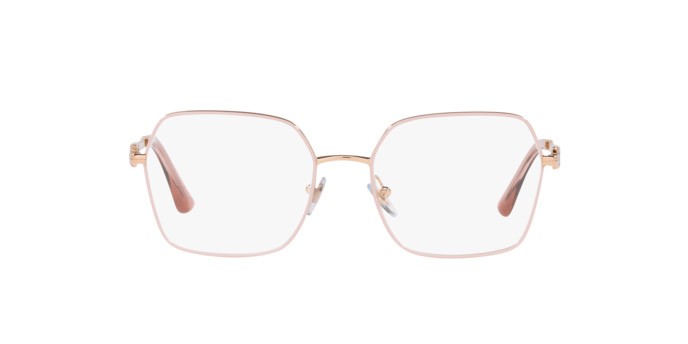 Brillen Bulgari BV 2240 (2062) farbe pink gold/pink form quadratisch gläser demo lens