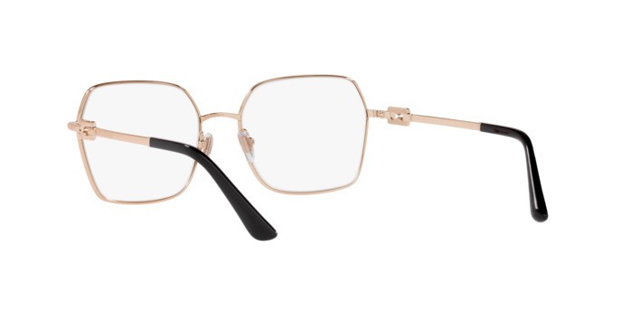 Brillen Bulgari BV 2240 (2070) farbe pink gold/black form quadratisch gläser clear blue light filter