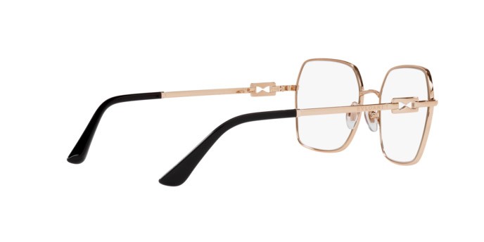 Brillen Bulgari BV 2240 (2070) farbe pink gold/black form quadratisch gläser clear blue light filter