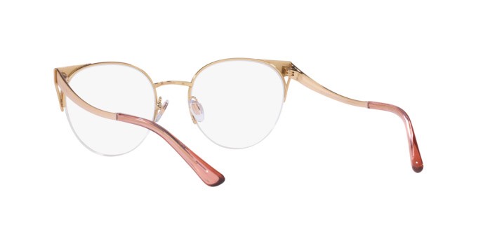 Brillen Bulgari BV 2243 (2062) farbe pink gold/pink form pantos gläser demo lens